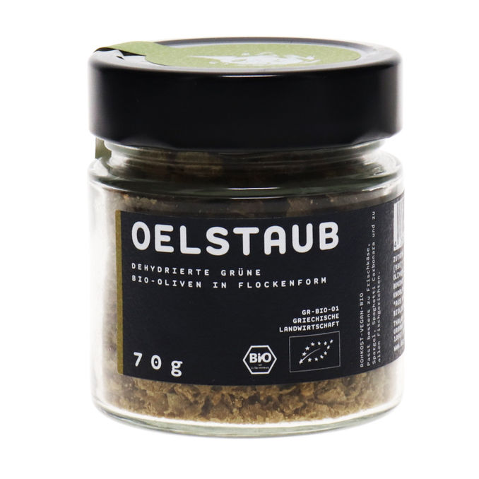 BIO OELstaub Grün (Olivenflocken)