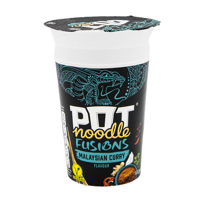 Pot Noodle Fusions Malaysian Curry 100g, 100g from Pot noodle Motatos