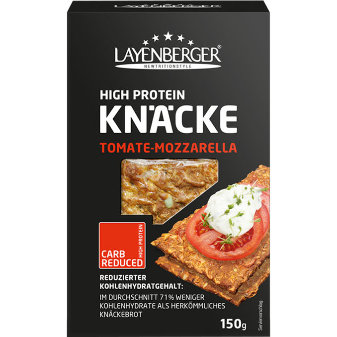 Layenberger High Protein Knäckebrot Tomate-Mozzarella