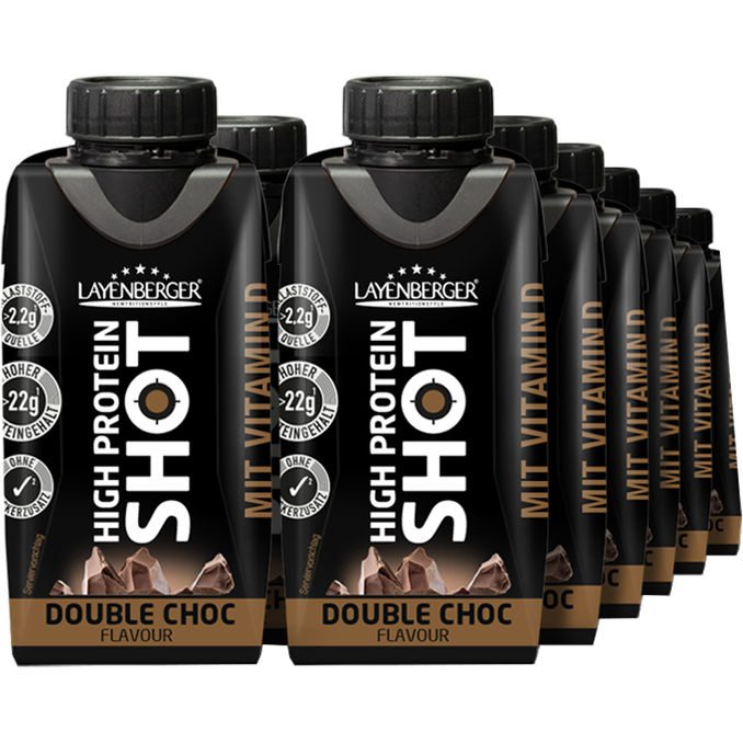 Layenberger High Protein Shot Double Choc, 12er Pack