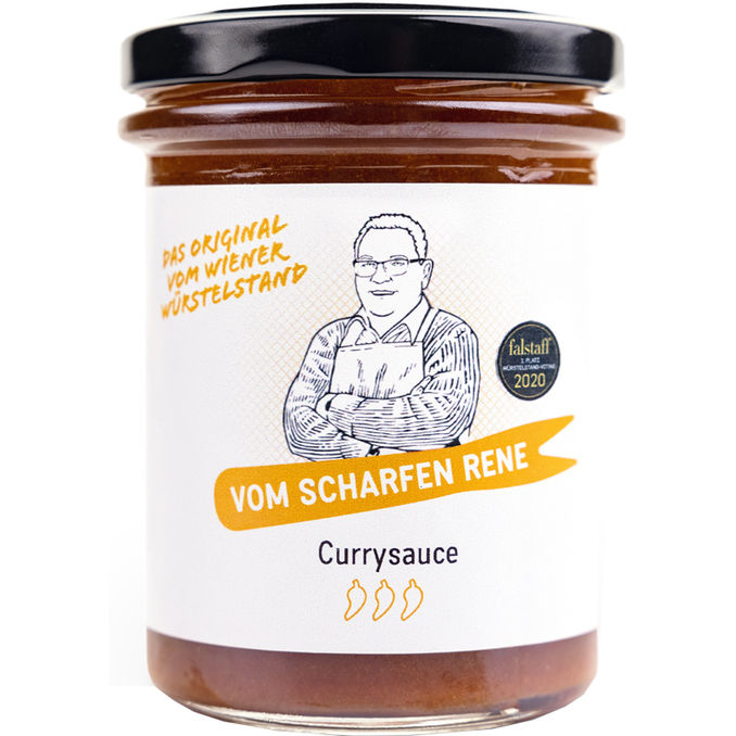 Vom scharfen Rene Currysauce