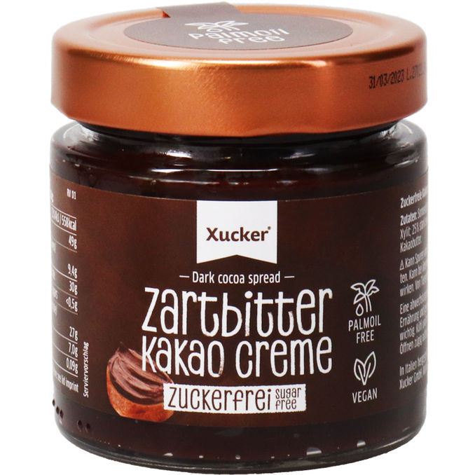 Xucker Zartbitter Kakaocreme, zuckerfrei