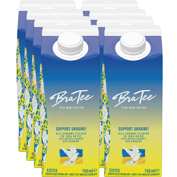 Bra Tee Eistee Stop Wars Edition, 8er Pack