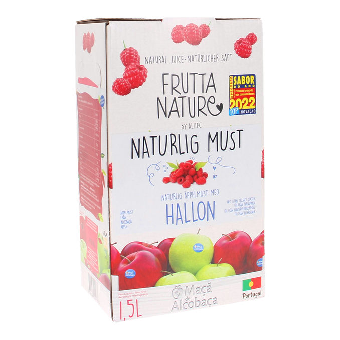 Powerfruits Äppelmust Hallon