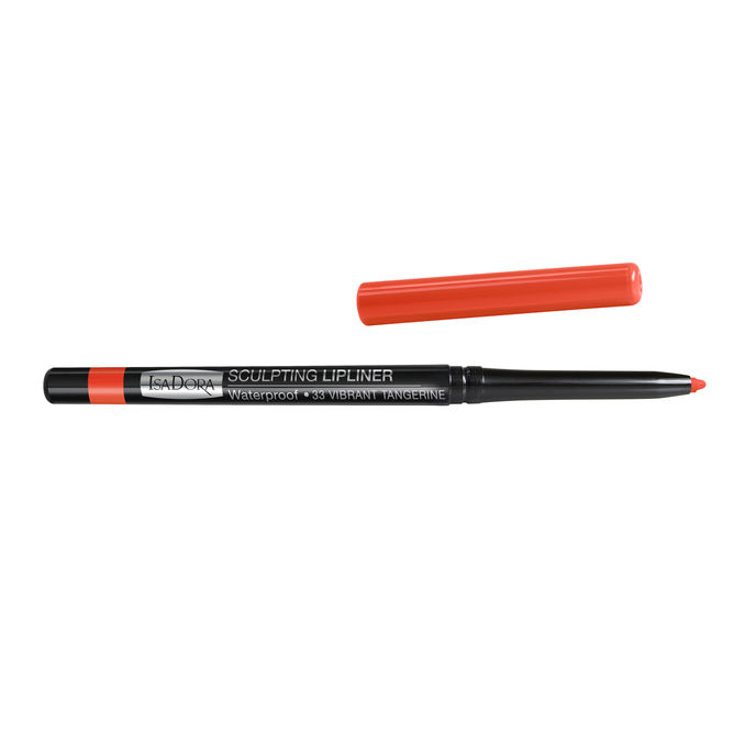 IsaDora Sculpting Lipliner Vattenfast 33 Vibrant Tangerine