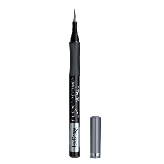 IsaDora Flex Tip Eyeliner Metallic 90 Silver