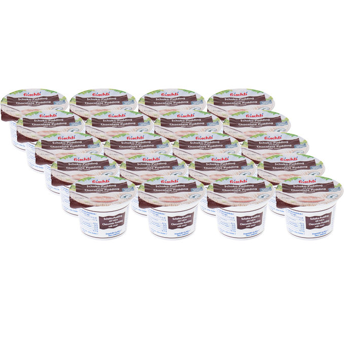 frischli Schoko-Pudding mit Sahne, 20er Pack
