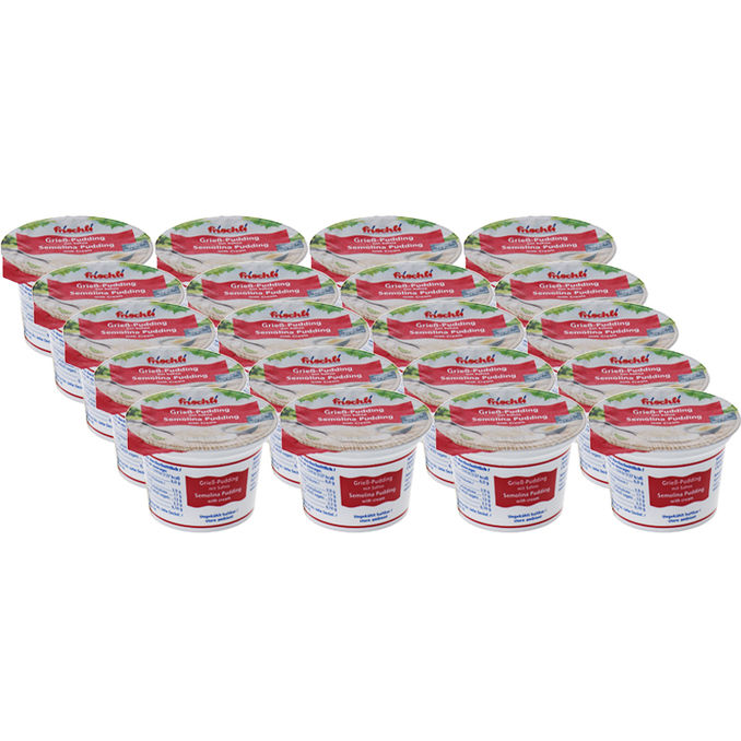 frischli Grieß-Pudding mit Sahne, 20er Pack