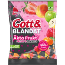 Malaco Godt & Blandet Frugt & Lakrids