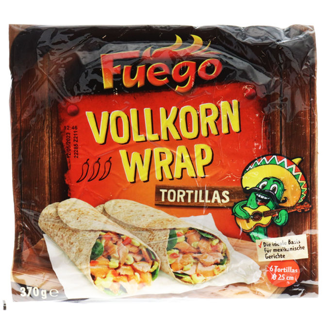 Fuego Vollkorn Wrap Tortillas