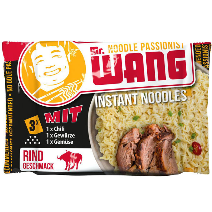 Mr. Wang Instant Nudeln Rind