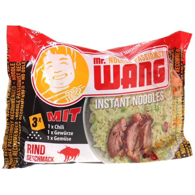 Mr. Wang Instantnudeln Rind