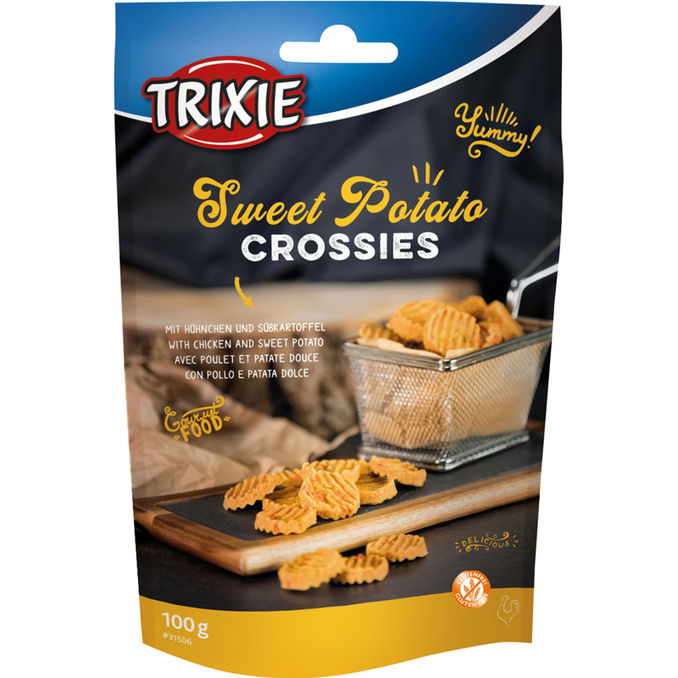 TRIXIE Snack für Hunde (Huhn & Süßkartoffel)