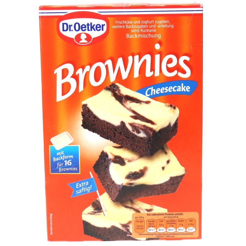 Dr. Oetker Backmischung Cheesecake Brownies