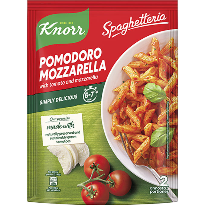 Knorr Tomaatti-mozzarellapasta