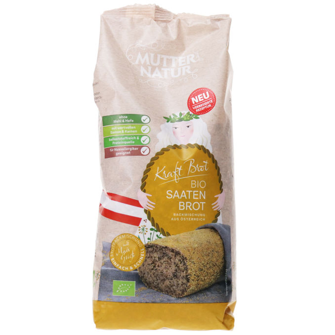 Mutter Natur BIO Kraftbrot Saatenbrotmischung