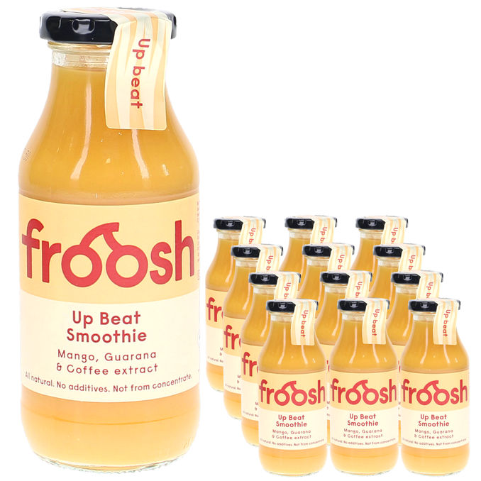 12-pak Froosh Smoothie Mango, Guarana & Coffee, 12 x 250ml fra Froosh |  Motatos