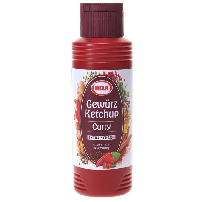 Hela Gewürz Ketchup Curry extra scharf