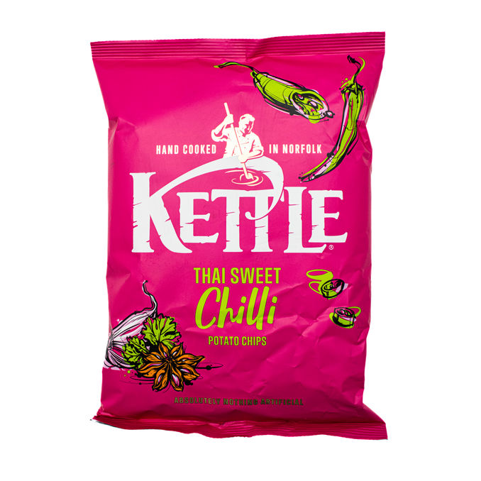Kettle Chips Thai Sweet Chilli 130g, 130g from Kettle Motatos