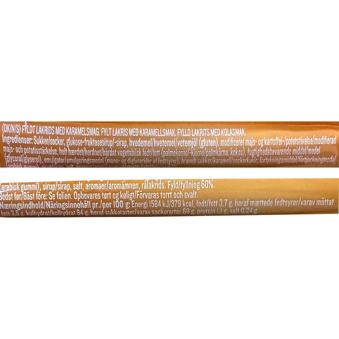 Toms Karmell Kolastång 10-pack