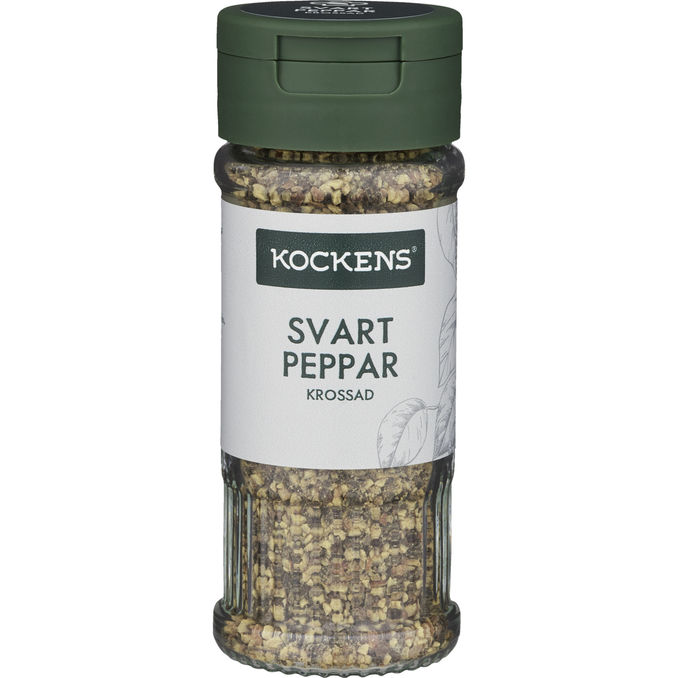 Kockens 2 x Krydderi Sort Peber Grovkværnet