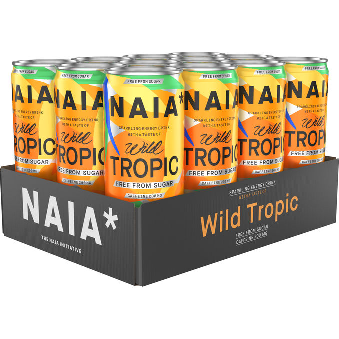 Naia Energidryck Wild Tropic 12-pack