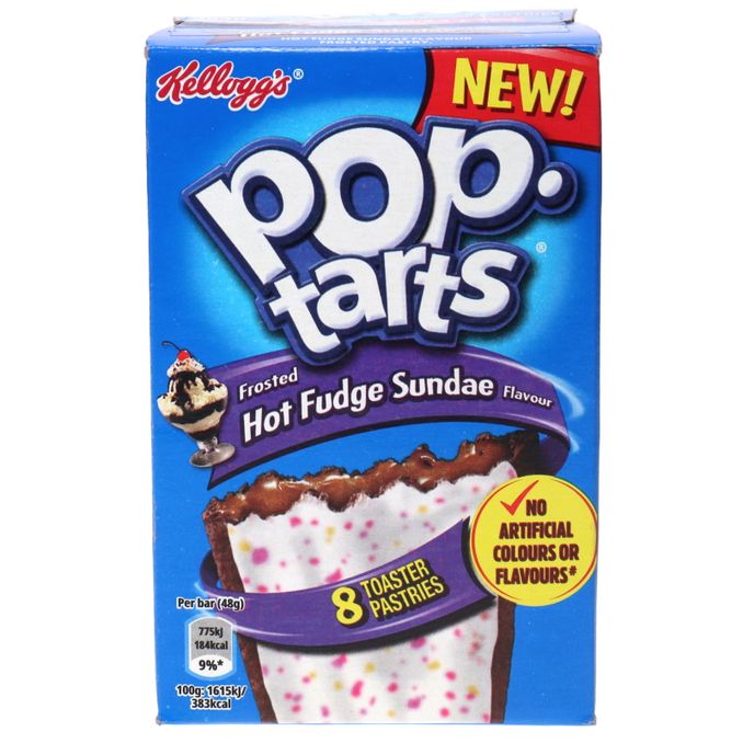 Kellogg's Pop-Tarts Frosted Hot Fudge Sundae, 8er Pack