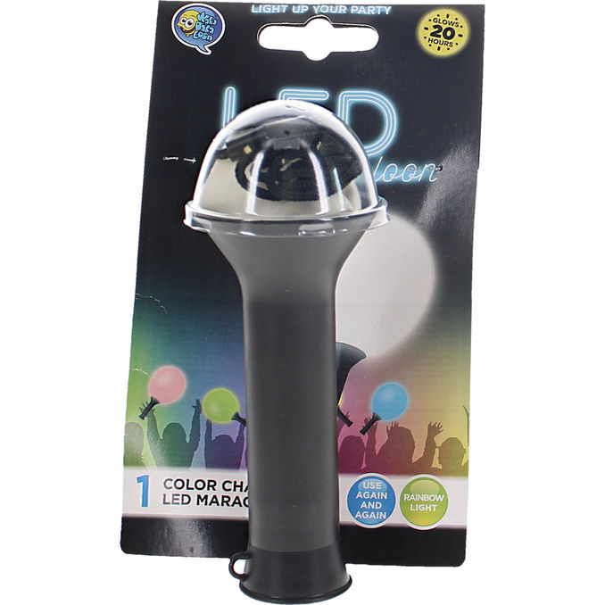 Wakadabaloon LED Ballong Vit Handtag