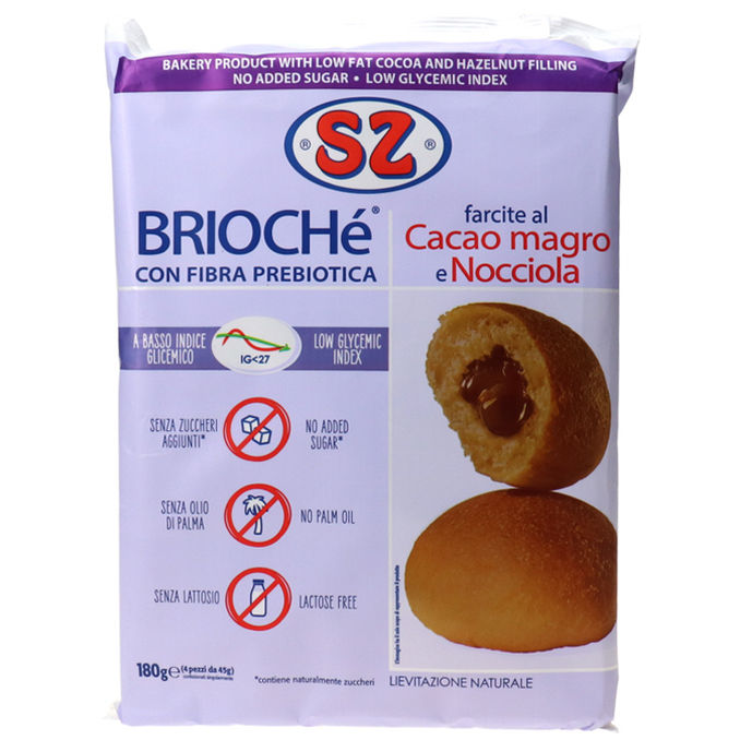 Senza Zucchero Brioché Kakao & Haselnuss
