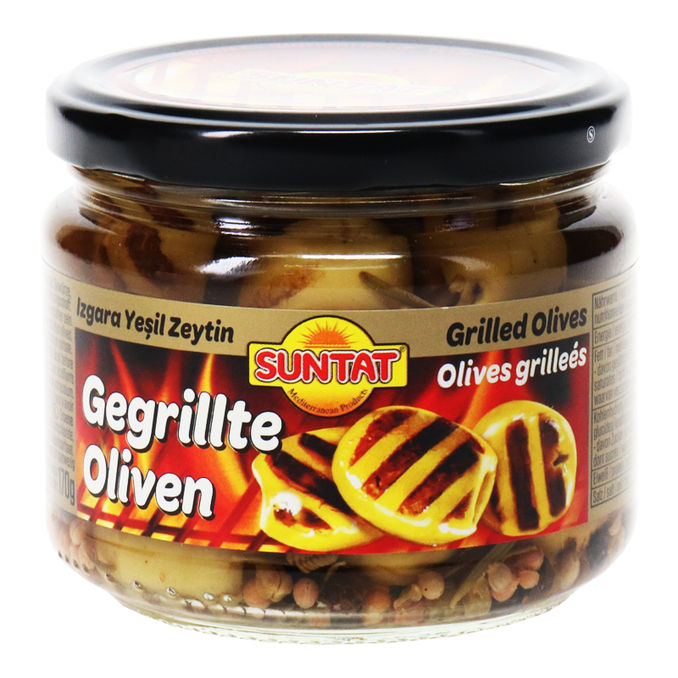 Suntat Gegrillte Oliven