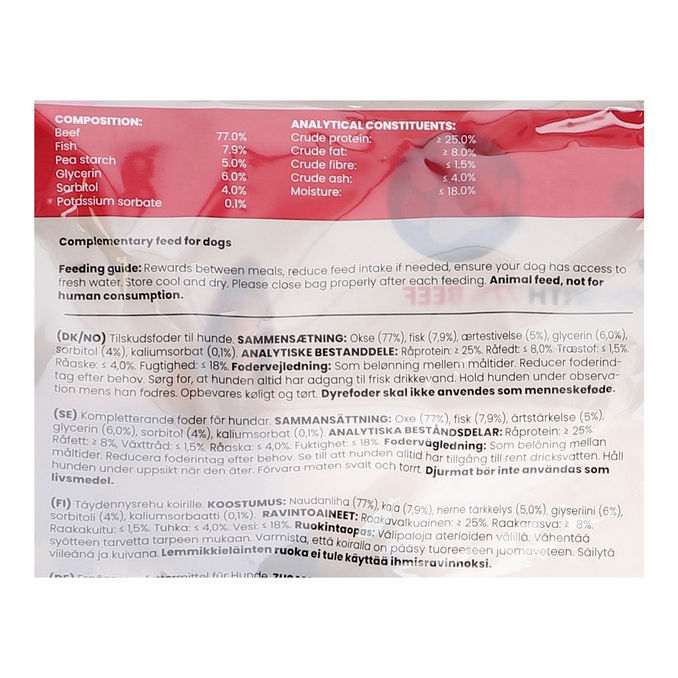 Faunakram Hundsnacks Twisted Beef