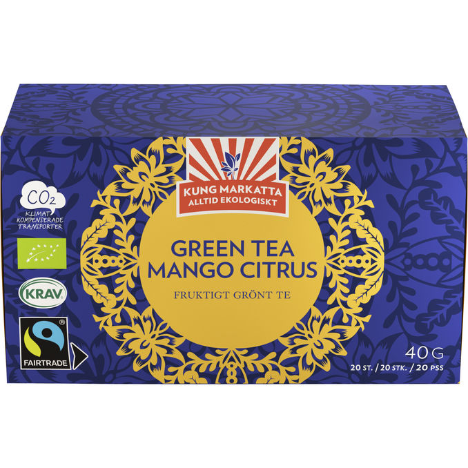 Kung Markatta Vihreä Tee Mango & Sitrushedelmät