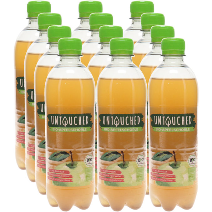 UNTOUCHED BIO Apfelschorle, 12er Pack (EINWEG) zzgl. Pfand