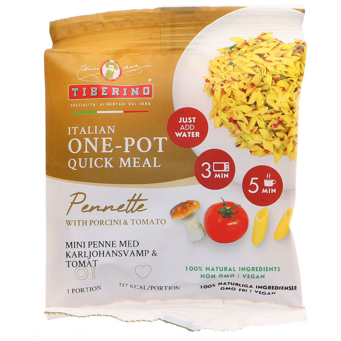 Tiberino Färdiglagad Pasta Med Karljohansvamp 