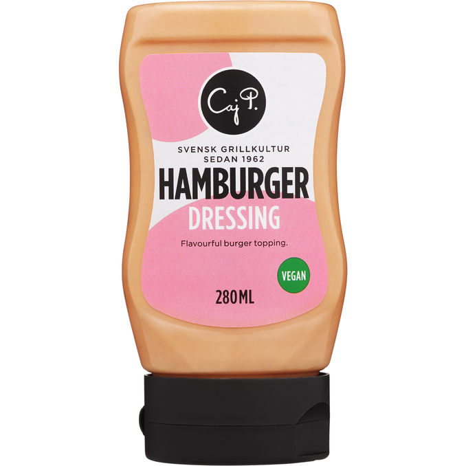 Caj P Vegansk Burgerdressing 280 ml