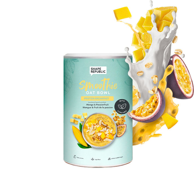 Shape Republic Smoothie Oat Bowl Mango & Passionfruit