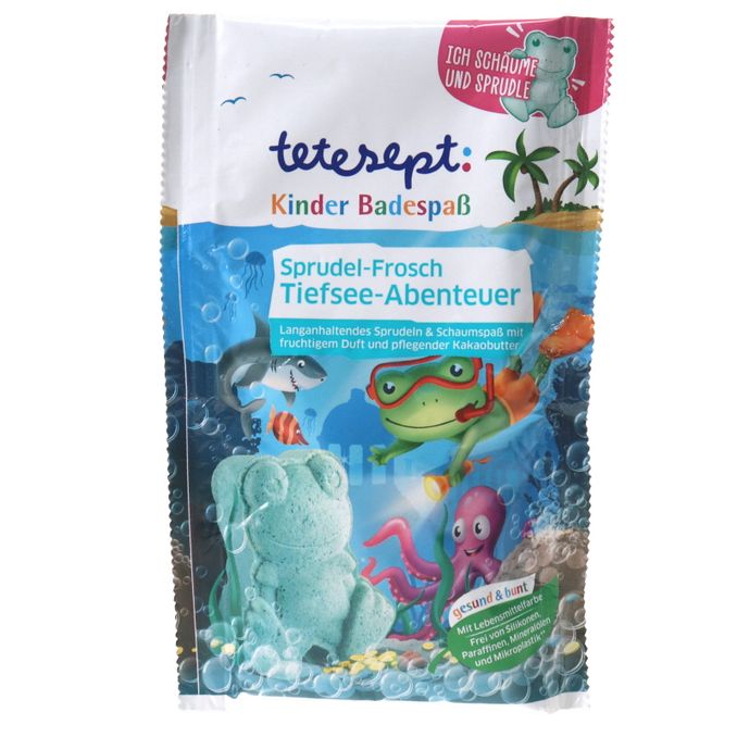Tetesept Badespaß Sprudel-Frosch Tiefsee-Abenteuer
