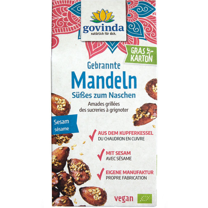 Govinda BIO Gebrannte Mandeln mit Sesam