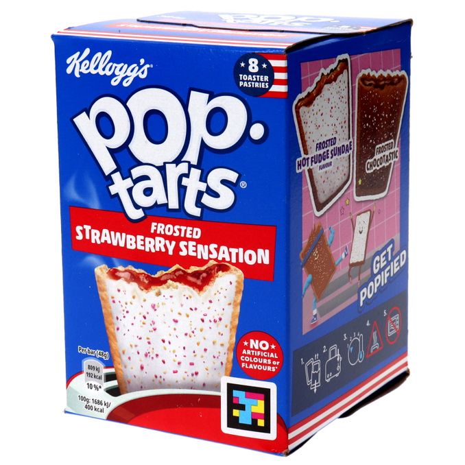 Kellogg's Pop-Tarts Strawberry, 8er Pack