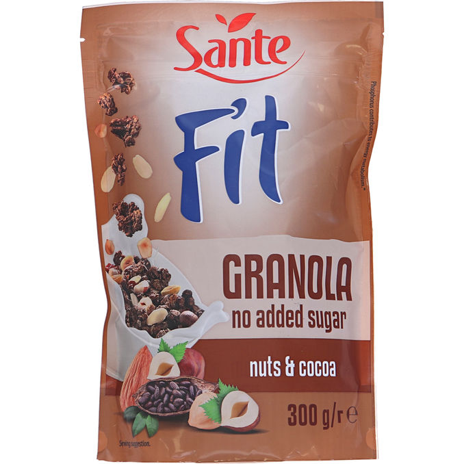 Sante Granola FIT Nødder & Kakao Sukkerfri