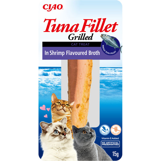 CIAO Thunfischfilet in Brühe mit Garnelen-Geschmack