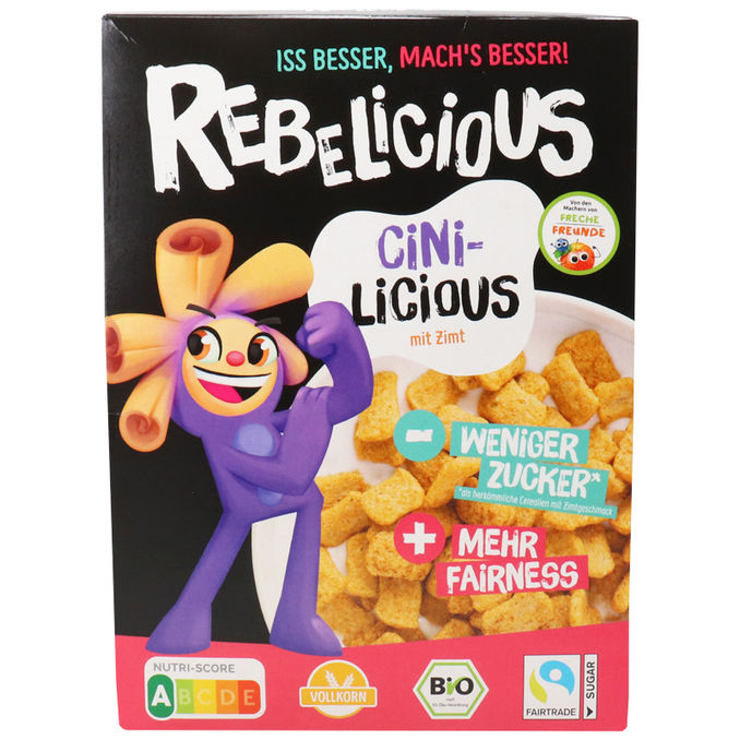Rebelicious BIO Frühstücks-Cerealien mit Zimt