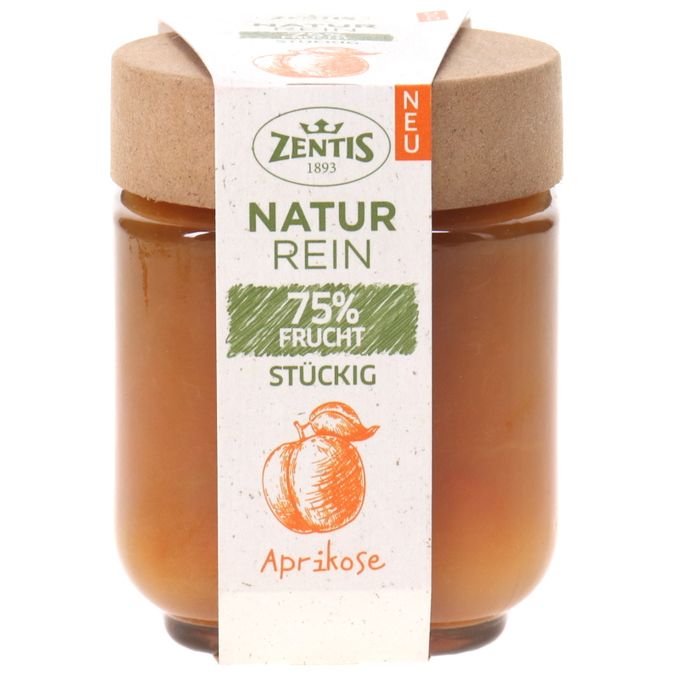 Zentis Fruchtaufstrich Aprikose, stückig