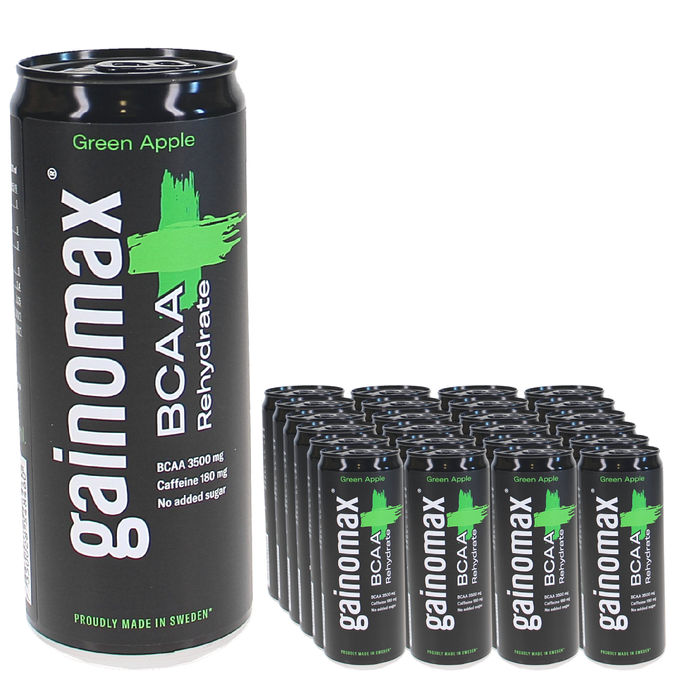 gainomax-energidryck-bcaa-rehydrate-green-apple-24-pack