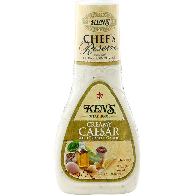 Ken´s Creamy Ceasar Dressing og Ristet hvidløg