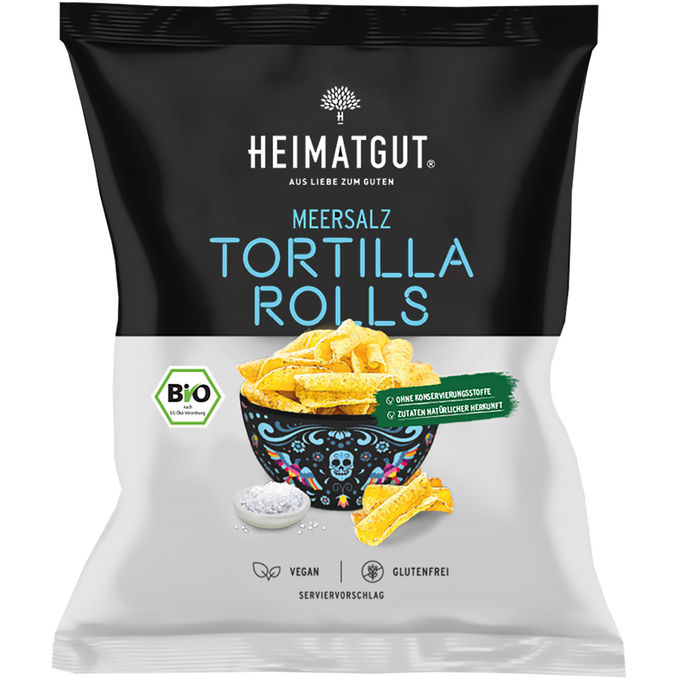 Heimatgut BIO Tortilla Chips mit Meersalz