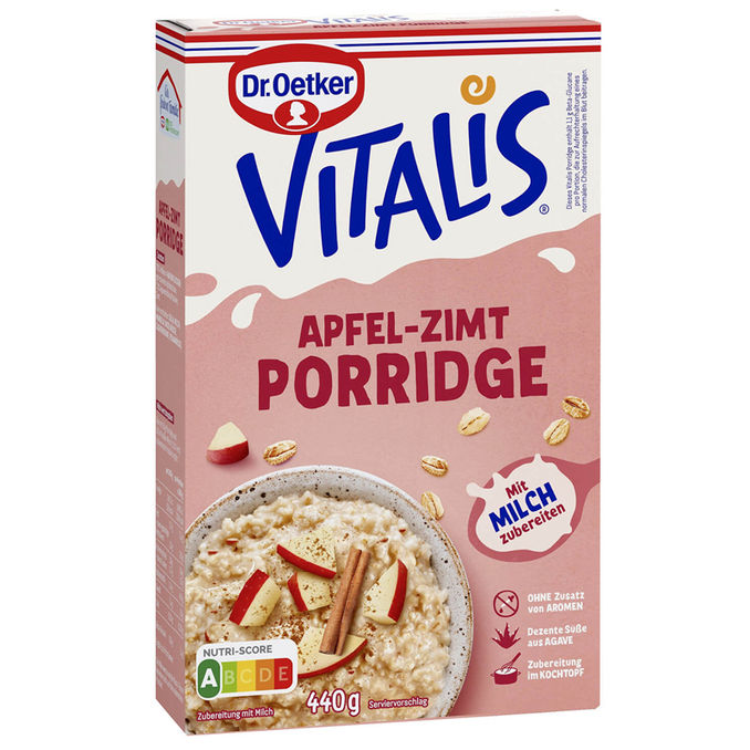 Dr. Oetker Porridge Apfel-Zimt 