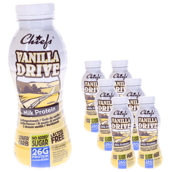 Chiefs Proteindryck Vanilla Drive 6-pack