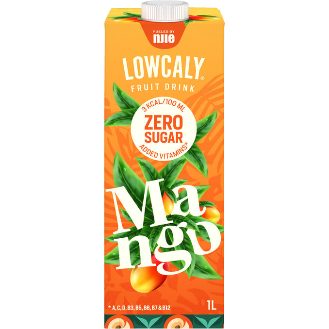 Lowcaly Frugtdrik Mango 1L