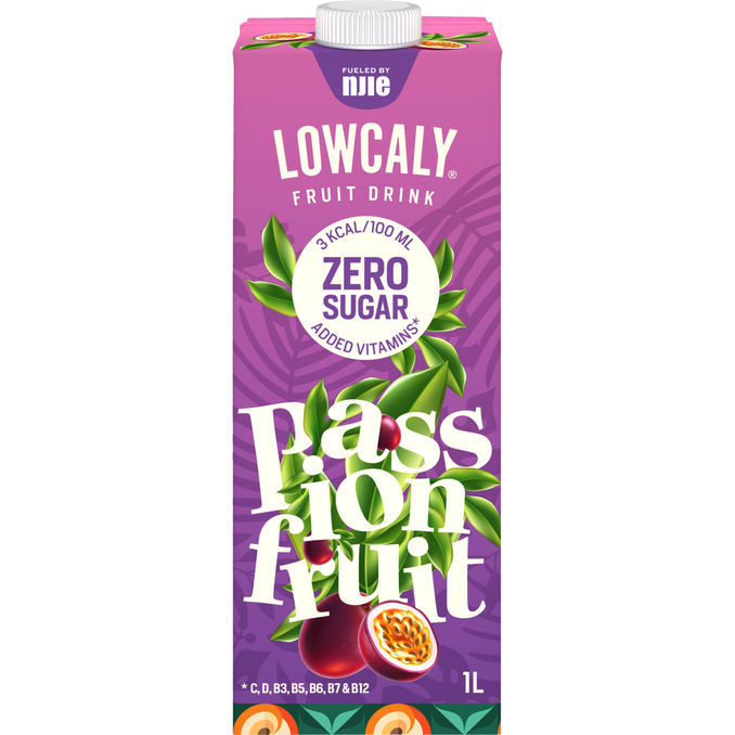 Lowcaly Frugtdrik Passionsfrugt 1L